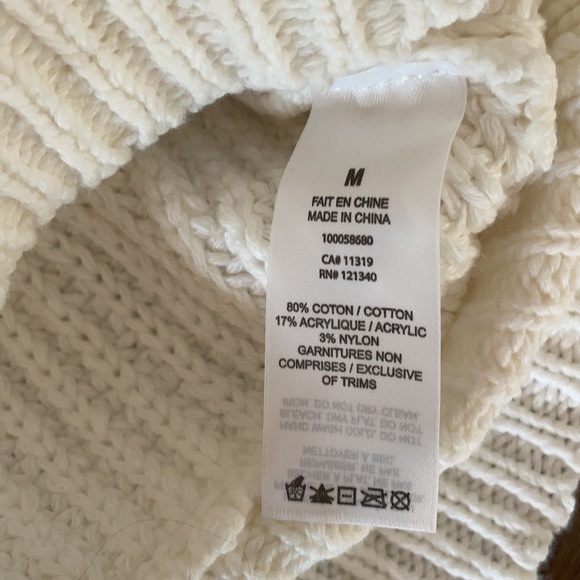 White sweater - Picture 3 of 3
